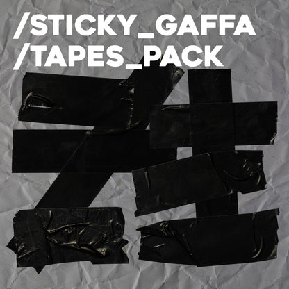 "STICKY GAFFA" Tapes scan pack