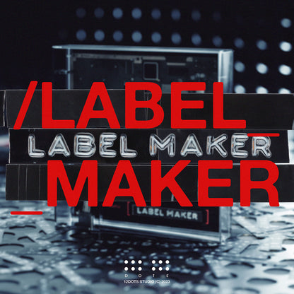 "LABEL MAKER" Labeling assemby pack