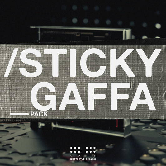 "STICKY GAFFA" Tapes scan pack